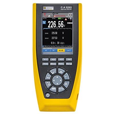Chauvin Arnoux C.A 5293-BT Multimetro digitale con display grafico CAT III, 1000 V, CAT I Chauvin Arnoux C.A 5293-BT Multimetro digitale con display grafico CAT III, 1000 V, CAT I