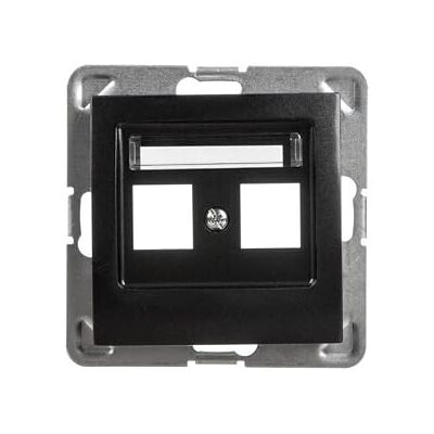 Ospel Presa di corrente IP20, 71 mm, 33,5 mm, 71 mm, 51,5 g, colore: antracite Ospel Presa di corrente IP20, 71 mm, 33,5 mm, 71 mm, 51,5 g, colore: antracite