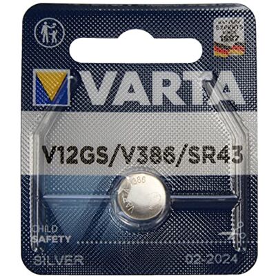 Varta 38495 SR43 (V12GS) batteria a bottone ossido d'argento-zinco 1 55 V Varta 38495 SR43 (V12GS) batteria a bottone ossido d'argento-zinco 1 55 V