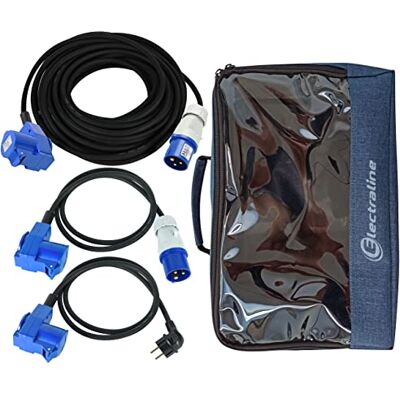 ELECTRALINE - 92410 - IP44 - 10m - Kit camping elettrico ELECTRALINE - 92410 - IP44 - 10m - Kit camping elettrico