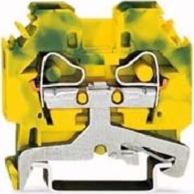 WAGO , Morsetto per conduttore di terra per 2 conduttori, adatto per applicazioni Ex-e-II, 6 mm², WAGO , Morsetto per conduttore di terra per 2 conduttori, adatto per applicazioni Ex-e-II, 6 mm²,