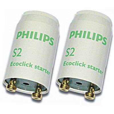 Philips 2 Pezzi S2 Starter 4-22 Watt Serie Philips 2 Pezzi S2 Starter 4-22 Watt Serie