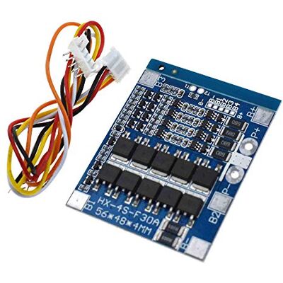 Sun BMS 4S 30A 14.4V Balancer PCB 18650 Lipo Li-ione Scheda di protezione batteria al litio LiFePO4 4S BMS Bilanciamento Circuito di ricarica PCM (4S 3.2V blu) Sun BMS 4S 30A 14.4V Balancer PCB 18650 Lipo Li-ione Scheda di protezione batteria al litio LiFePO4 4S BMS Bilanciamento Circuito di ricarica PCM (4S 3.2V blu)