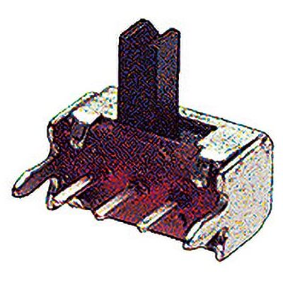 ELCART Deviatore a slitta SPDT unipolare ON-ON a 90 per circuito stampato, 30Vdc 0,3A Lup Fung SKA-12D01N-G4-NA ELCART Deviatore a slitta SPDT unipolare ON-ON a 90 per circuito stampato, 30Vdc 0,3A Lup Fung SKA-12D01N-G4-NA