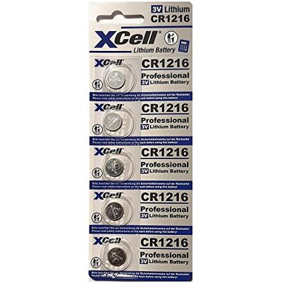 XCELL CR1216 5X - Batteria a bottone al litio XCELL CR1216 5X - Batteria a bottone al litio