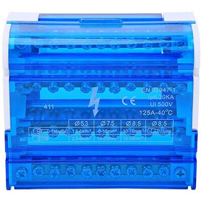 Walfront Scatola di Distribuzione Terminale Scatola di Giunzione a 4 Livelli 411 Cablaggio Della Morsettiera Distribuzione dell'Alimentazione Guida DIN Ingegneria Elettrica Copertura Antipolvere Walfront Scatola di Distribuzione Terminale Scatola di Giunzione a 4 Livelli 411 Cablaggio Della Morsettiera Distribuzione dell'Alimentazione Guida DIN Ingegneria Elettrica Copertura Antipolvere