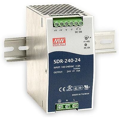 MEAN WELL SDR-240-24 trasformatore di voltaggio MEAN WELL SDR-240-24 trasformatore di voltaggio