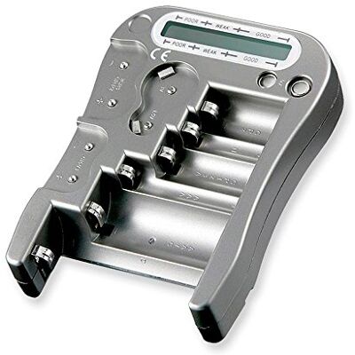OEM MW Tester pile/Accumulatori AAA, AA, C, D, 9V, pile a bottone (Litio 3V e CR) Unità OEM MW Tester pile/Accumulatori AAA, AA, C, D, 9V, pile a bottone (Litio 3V e CR) Unità