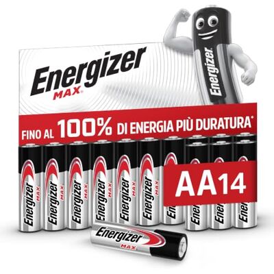 Batterie AA Energizer Max - Potenza affidabile e duratura Batterie AA Energizer Max - Potenza affidabile e duratura