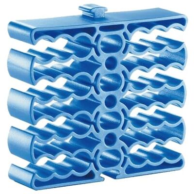 Techly 361810 Organizzatore Modulare a Pettine per 24 Cavi Ethernet Blu Blu Techly 361810 Organizzatore Modulare a Pettine per 24 Cavi Ethernet Blu Blu