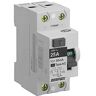 DEBFLEX Interruttore differenziale 2 Poli 30mA amp Tipo AC Grigio-, Bianco, 25 Ampères