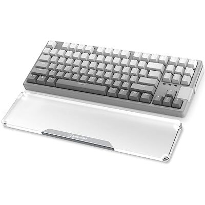 MAMBASNAKE Poggiapolsi per TKL 80% Tastiera, Poggiapolsi per Tastiera in Acrylic Premier Acrilico Trasparente Piedi di Gomma Anti-slip- Keyboard Wrist Rest per Office/Game/Typing/Laptop Argento MAMBASNAKE Poggiapolsi per TKL 80% Tastiera, Poggiapolsi per Tastiera in Acrylic Premier Acrilico Trasparente Piedi di Gomma Anti-slip- Keyboard Wrist Rest per Office/Game/Typing/Laptop Argento