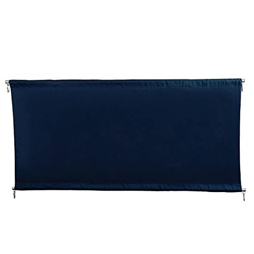 Bolero banner con fissaggio in acciaio INOX, blu scuro
