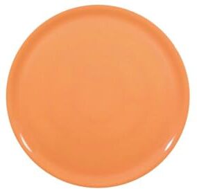 HENDI Piatto per pizza rotondo, piatto portapizza, porcellana, motivo: unicolore, adatto a microonde e lavastoviglie, ⌀330 mm, arancio