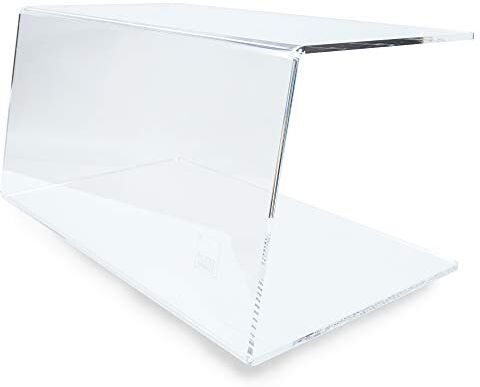 Plexismart Parafiato in Plexiglass per Alimenti 50 cm Barriera Parasputi HACCP per Bancone, Trasparente