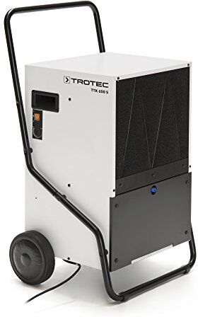 TROTEC Deumidificatore TTK 650 S (deumidificazione di 150litri/24h) con una portata d'aria di 1.480 m³/h