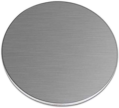 HIFRQVVC Piastra rotonda in acciaio inox, Disco circolare in lamiera tonda in metallo, spessore 4 mm, piastra in acciaio inossidabile 304, diametro: 50 mm (vedere la tabella delle taglie for la quantità), diam