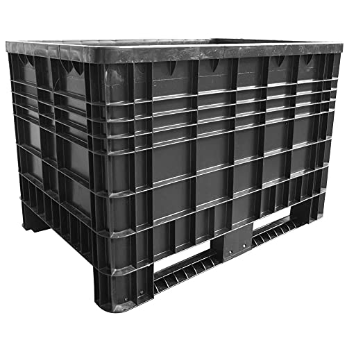 Mobil Plastic Cassa pallet in plastica (HDPE riciclato) 2 traverse, Mis. 1200 L x 800 P x 800 H mm, portata 250 Kg, volume 530 Lt