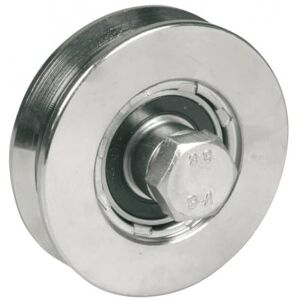 AVL Ruota con diametro 80 a gola triangolare con 1 cuscinetto a sfera di carico 200 kg-914080Y AVL Ruota con diametro 80 a gola triangolare con 1 cuscinetto a sfera di carico 200 kg-914080Y