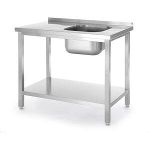 Hendi - 817018 - Mensola lato destro - Acciaio inox AISI 430 - Lavello Hendi - 817018 - Mensola lato destro - Acciaio inox AISI 430 - Lavello