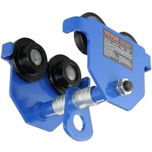 VEVOR Carrello porta paranco manuale, carico 0,5 tonnellate, carrello con trave di spinta a 2 ruote, larghezza regolabile trave a I 63,5-139,7 mm, paranco da garage in acciaio legato VEVOR Carrello porta paranco manuale, carico 0,5 tonnellate, carrello con trave di spinta a 2 ruote, larghezza regolabile trave a I 63,5-139,7 mm, paranco da garage in acciaio legato