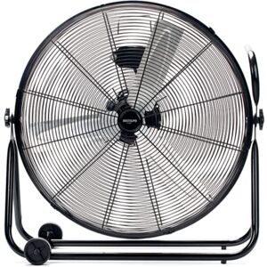 Bastilipo Uragano Ventilatore industriale da pavimento, 140 W, acciaio inossidabile, 3 velocità, nero, efficienza energetica G Bastilipo Uragano Ventilatore industriale da pavimento, 140 W, acciaio inossidabile, 3 velocità, nero, efficienza energetica G