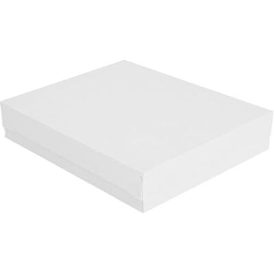 Garcia de Pou 50 pezzi Vassoi + Coperchio 'Thepack' 280 G/M2 40,5 x 30,5 x 6 cm Bianco Cartone Ondulato Microcanale Garcia de Pou 50 pezzi Vassoi + Coperchio 'Thepack' 280 G/M2 40,5 x 30,5 x 6 cm Bianco Cartone Ondulato Microcanale