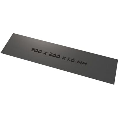 rapa GmbH Lamiera inox 1.4301 80 x 20 cm 1 mm, satinata rettangolare Lamiera in acciaio X5CrNi18-10, inossidabile, 800 x 200 mm & 1 mm di spessore rapa GmbH Lamiera inox 1.4301 80 x 20 cm 1 mm, satinata rettangolare Lamiera in acciaio X5CrNi18-10, inossidabile, 800 x 200 mm & 1 mm di spessore