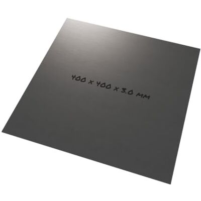 rapa GmbH Lamiera inox 1.4301 40 x 40 cm 3 mm, satinata quadrata Lamiera in acciaio X5CrNi18-10, inossidabile, 400 x 400 mm & 3 mm di spessore rapa GmbH Lamiera inox 1.4301 40 x 40 cm 3 mm, satinata quadrata Lamiera in acciaio X5CrNi18-10, inossidabile, 400 x 400 mm & 3 mm di spessore