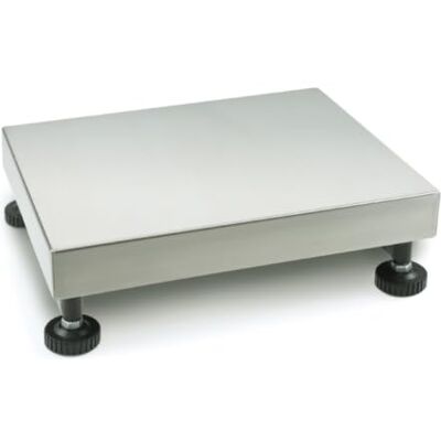 KERN Piattaforma di pesatura in acciaio laccato, max 150/300 kg, e=50 g, 650 x 500 x 135 mm KERN Piattaforma di pesatura in acciaio laccato, max 150/300 kg, e=50 g, 650 x 500 x 135 mm