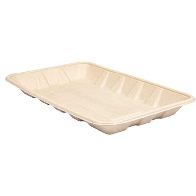 Garcia de Pou 50 pezzi Vassoi 'Bionic' 700 ml 27 x 16,7 x 2,6 cm naturale Bagazo Garcia de Pou 50 pezzi Vassoi 'Bionic' 700 ml 27 x 16,7 x 2,6 cm naturale Bagazo