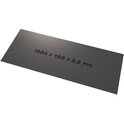 rapa GmbH Lamiera inox 1.4301 100 x 40 cm 2 mm, satinata rettangolare Lamiera in acciaio X5CrNi18-10, inossidabile, 1000 x 400 mm & 2 mm di spessore rapa GmbH Lamiera inox 1.4301 100 x 40 cm 2 mm, satinata rettangolare Lamiera in acciaio X5CrNi18-10, inossidabile, 1000 x 400 mm & 2 mm di spessore