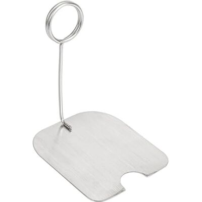 Garcia de Pou Supporti etichette a buffet 8,6 x 7,2 x 10 cm argento inox Garcia de Pou Supporti etichette a buffet 8,6 x 7,2 x 10 cm argento inox