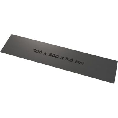 rapa GmbH Lamiera inox 1.4301 90 x 20 cm 3 mm, satinata rettangolare Lamiera in acciaio X5CrNi18-10, inossidabile, 900 x 200 mm & 3 mm di spessore rapa GmbH Lamiera inox 1.4301 90 x 20 cm 3 mm, satinata rettangolare Lamiera in acciaio X5CrNi18-10, inossidabile, 900 x 200 mm & 3 mm di spessore