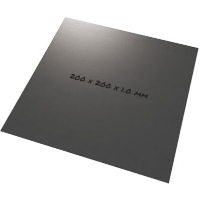 rapa GmbH Lamiera inox 1.4301 20 x 20 cm 1 mm, satinata quadrata Lamiera in acciaio X5CrNi18-10, inossidabile, 200 x 200 mm & 1 mm di spessore rapa GmbH Lamiera inox 1.4301 20 x 20 cm 1 mm, satinata quadrata Lamiera in acciaio X5CrNi18-10, inossidabile, 200 x 200 mm & 1 mm di spessore
