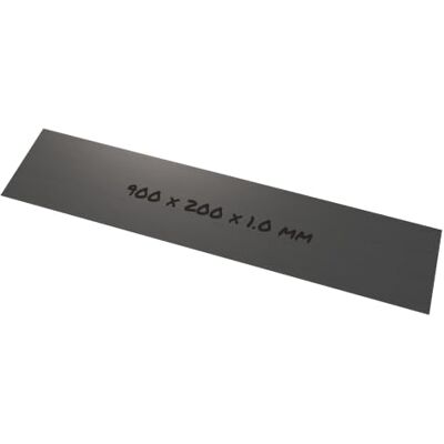 rapa GmbH Lamiera inox 1.4301 90 x 20 cm 1 mm, satinata rettangolare Lamiera in acciaio X5CrNi18-10, inossidabile, 900 x 200 mm & 1 mm di spessore rapa GmbH Lamiera inox 1.4301 90 x 20 cm 1 mm, satinata rettangolare Lamiera in acciaio X5CrNi18-10, inossidabile, 900 x 200 mm & 1 mm di spessore