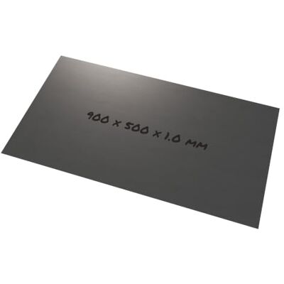 rapa GmbH Lamiera inox 1.4301 90 x 50 cm 1 mm, satinata rettangolare Lamiera in acciaio X5CrNi18-10, inossidabile, 900 x 500 mm & 1 mm di spessore rapa GmbH Lamiera inox 1.4301 90 x 50 cm 1 mm, satinata rettangolare Lamiera in acciaio X5CrNi18-10, inossidabile, 900 x 500 mm & 1 mm di spessore