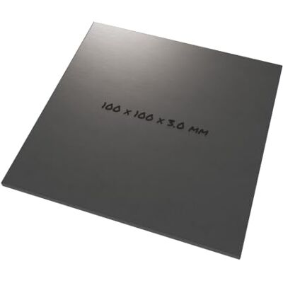 rapa GmbH Lamiera inox 1.4301 10 x 10 cm 3 mm, satinata quadrata Lamiera in acciaio X5CrNi18-10, inossidabile, 100 x 100 mm & 3 mm di spessore rapa GmbH Lamiera inox 1.4301 10 x 10 cm 3 mm, satinata quadrata Lamiera in acciaio X5CrNi18-10, inossidabile, 100 x 100 mm & 3 mm di spessore