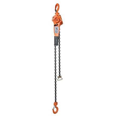 BETA 8146MT3 WLL t 0,75 Paranco a leva Professionale con Carico Massimo 750 Kg e Altezza Sollevamento 3M, Singola Catena da 6,5 Kg BETA 8146MT3 WLL t 0,75 Paranco a leva Professionale con Carico Massimo 750 Kg e Altezza Sollevamento 3M, Singola Catena da 6,5 Kg