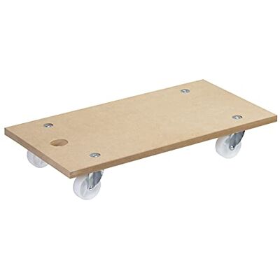 WAGNER Carrello da trasporto MM 1110 I 57,5 x 30 cm ideale per oggetti ingombranti, elettrodomestici e mobili I pannello MDF I portata 250 kg WAGNER Carrello da trasporto MM 1110 I 57,5 x 30 cm ideale per oggetti ingombranti, elettrodomestici e mobili I pannello MDF I portata 250 kg