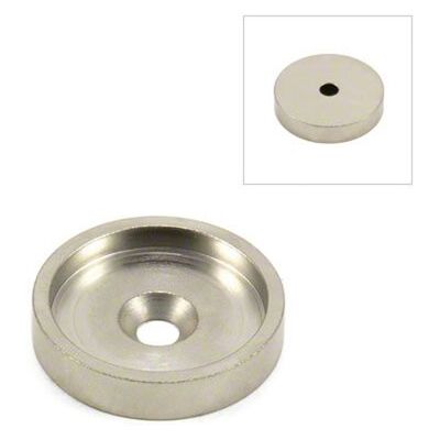 FIRST4MAGNETS Coppa Del Custode In Acciaio Dolce Per Pentola E Magnete Contropiede 35mm Di Diametro Labbro Completo Confezione Di 10 FIRST4MAGNETS Coppa Del Custode In Acciaio Dolce Per Pentola E Magnete Contropiede 35mm Di Diametro Labbro Completo Confezione Di 10