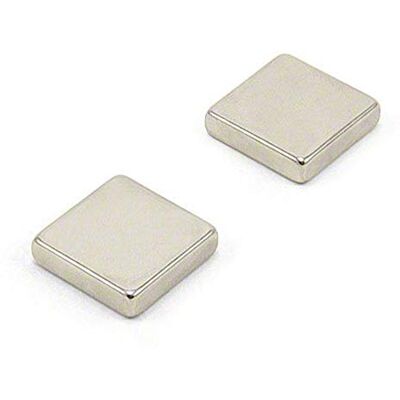 FIRST4MAGNETS , Magnete con portata 7,8 kg, 20 x 20 x 5 mm N42 Neodym, 2 pz. FIRST4MAGNETS , Magnete con portata 7,8 kg, 20 x 20 x 5 mm N42 Neodym, 2 pz.