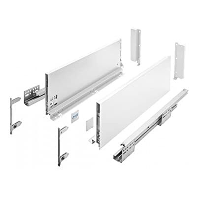 GTV - Sistema di Cassetti AXIS PRO, Set Guide Scorrevoli per Cassetti, Set di Cassetti, Portata fino a 40 kg, Cassetti Scorrevoli Con Chiusura ammortizzata Larghezza 350mm, Altezza 168mm, Bianco GTV - Sistema di Cassetti AXIS PRO, Set Guide Scorrevoli per Cassetti, Set di Cassetti, Portata fino a 40 kg, Cassetti Scorrevoli Con Chiusura ammortizzata Larghezza 350mm, Altezza 168mm, Bianco
