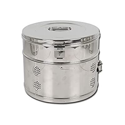 GIMA Drum Inox Ø 290 x H 240 mm, 1 Pezzo GIMA Drum Inox Ø 290 x H 240 mm, 1 Pezzo