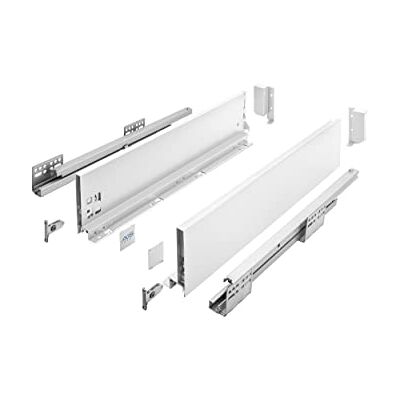 GTV - Sistema di Cassetti AXIS PRO, Set Guide Scorrevoli per Cassetti, Set di Cassetti, Portata fino a 40 kg, Cassetti Scorrevoli Con Chiusura ammortizzata Larghezza 350mm, Altezza 120mm, Bianco GTV - Sistema di Cassetti AXIS PRO, Set Guide Scorrevoli per Cassetti, Set di Cassetti, Portata fino a 40 kg, Cassetti Scorrevoli Con Chiusura ammortizzata Larghezza 350mm, Altezza 120mm, Bianco
