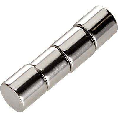 FIRST4MAGNETS TM, , F 674-4 diametro 10 mm x 10 mm con magnete al neodimio N42, con 3,9 kg 4 pezzi FIRST4MAGNETS TM, , F 674-4 diametro 10 mm x 10 mm con magnete al neodimio N42, con 3,9 kg 4 pezzi
