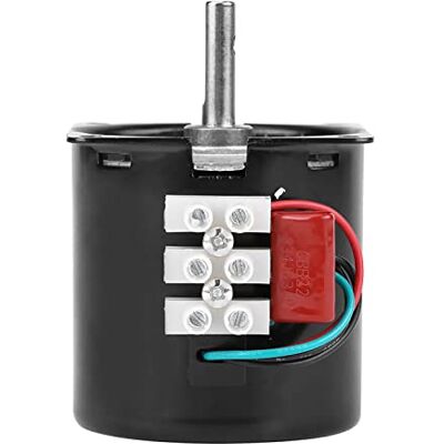 Walfront Motore Sincrono A Magneti Permanenti 220V Elettrico 60RPM Sostituzione DIY Kit Per Riparazione Motori Sincroni A Magnete Integrato (60R/Min) Walfront Motore Sincrono A Magneti Permanenti 220V Elettrico 60RPM Sostituzione DIY Kit Per Riparazione Motori Sincroni A Magnete Integrato (60R/Min)