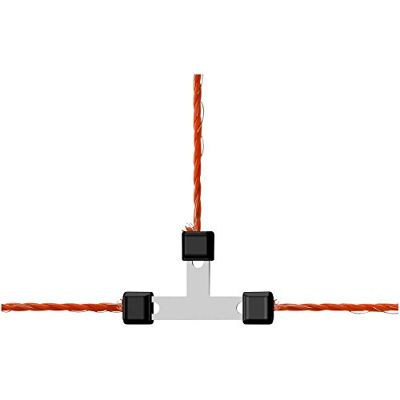 Kerbl Litzclip Connettore a T, 3 mm, in acciaio INOX, 5 pezzi Kerbl Litzclip Connettore a T, 3 mm, in acciaio INOX, 5 pezzi