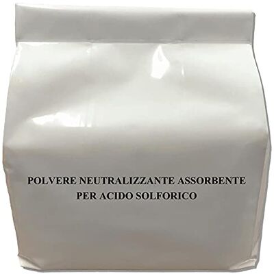 Mobil Plastic Polvere assorbente neutralizzante per acido solforico, sacco da 5 Kg, rapporto Kg/Lt 0,54 Mobil Plastic Polvere assorbente neutralizzante per acido solforico, sacco da 5 Kg, rapporto Kg/Lt 0,54