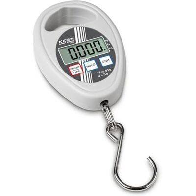 KERN Pratica bilancia a mano per una pesatura rapida e mobile, portata di 10 kg, leggibilità di 10 g KERN Pratica bilancia a mano per una pesatura rapida e mobile, portata di 10 kg, leggibilità di 10 g
